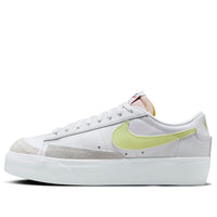 (WMNS) Nike Blazer Low Platform 'White Life Lime' DJ0292-115