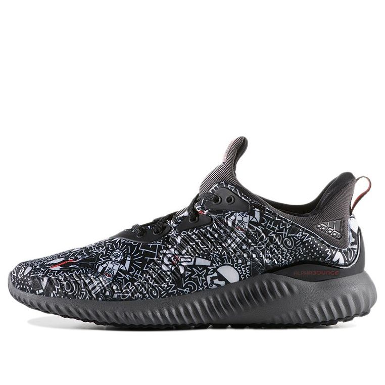 (GS) adidas Alphabounce Starwars 'Black Grey' BW1117