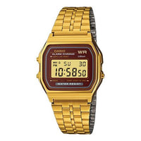 CASIO Female YOUTH Japan / South Korea Fashion Waterproof Gold Digital A159WGEA-5