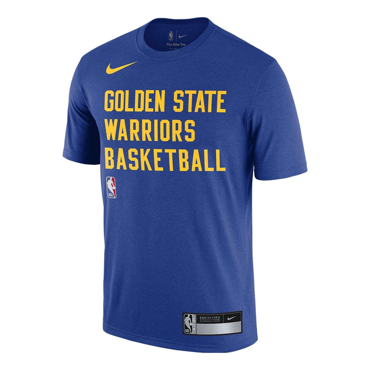 Nike x NBA Golden State Warriors Dri-FIT Practice T-shirt 'Blue' FJ0207-495