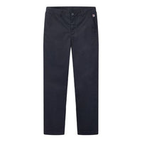 FILA Logo Small Label Embroidered Woven Straight Breathable Sports Pants Blue F11M028818F-NV