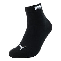 PUMA Quarter Training Socks 'Black White' 938244-01