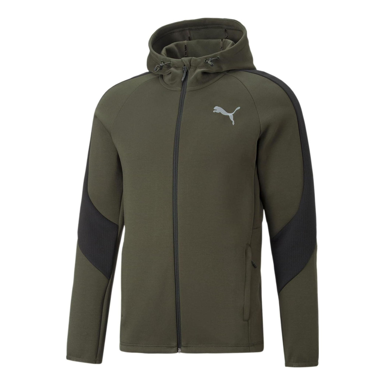 PUMA Evostripe Full Zip Hoodie 'Green' 672386-70