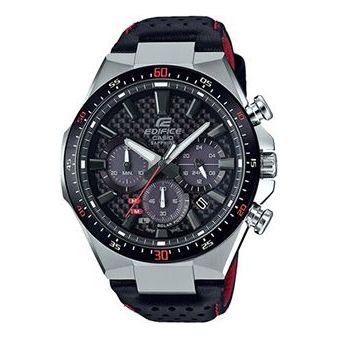 CASIO Waterproof Sapphire Crystal Solar Powered Mens Black Analog EFS-S520CBL-1AUPR