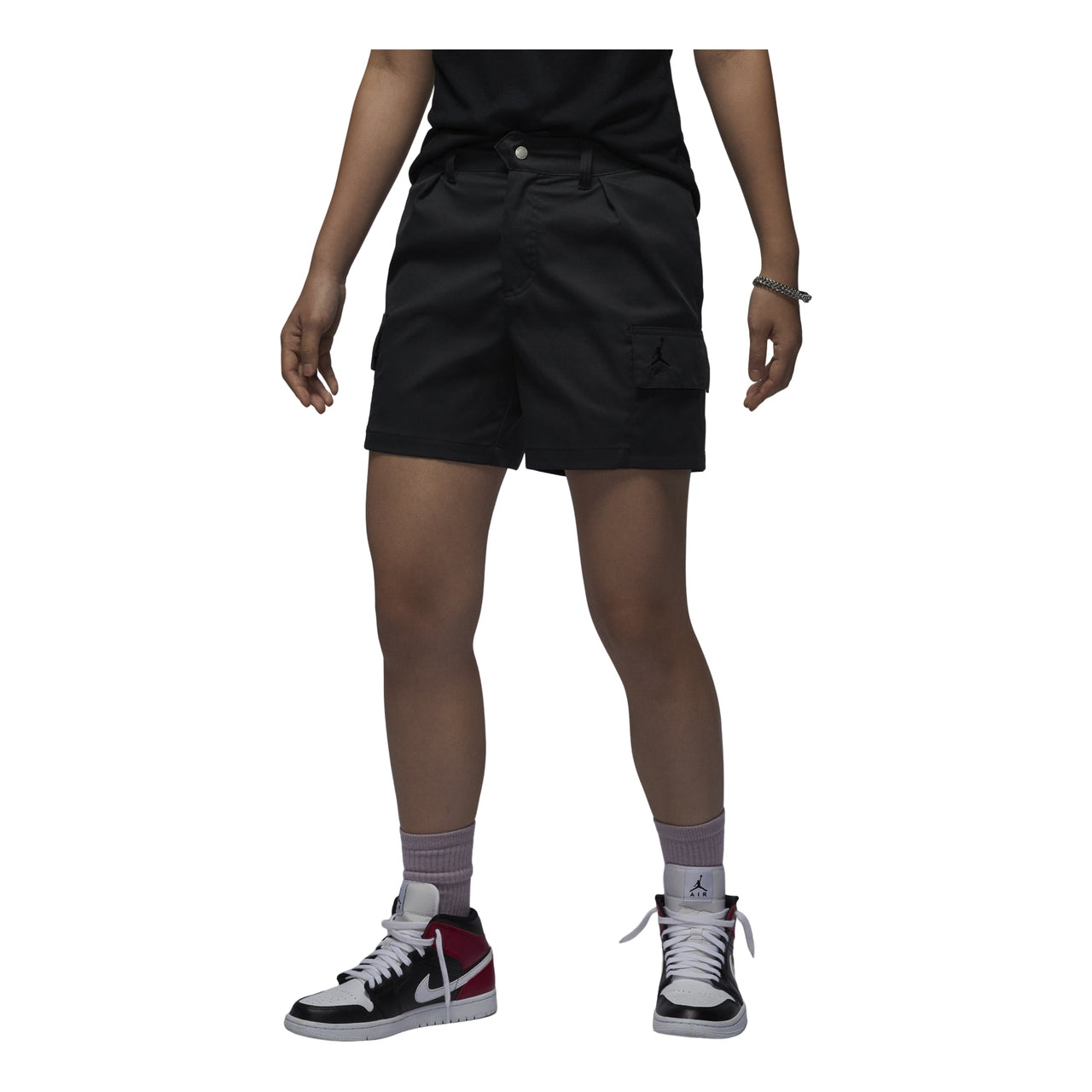 (WMNS) Air Jordan Chicago Shorts Asia Sizing 'Black' FN5682-010