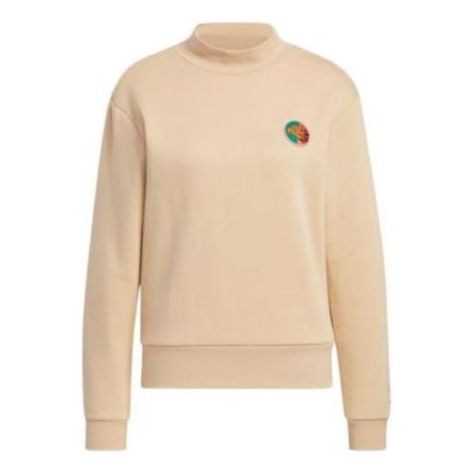 (WMNS) adidas Neo Vbe Sweatshirts 'Tan' HN2368