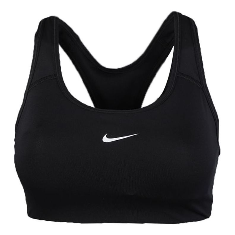 (WMNS) Nike Swoosh Medium-Support 1-Piece Pad Sports Bra 'Black' BV3637-010