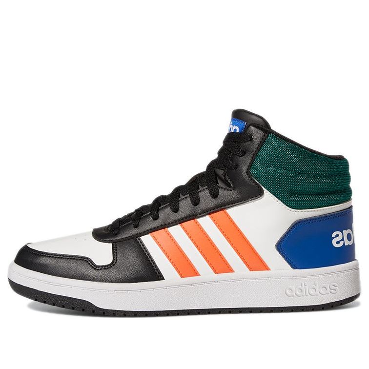 adidas Hoops 2.0 Mid Basketball Shoes 'White Multi Color' GY5891