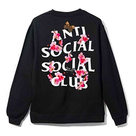 ANTI SOCIAL SOCIAL CLUB Unisex Logo Sweatshirt Black ASSW362