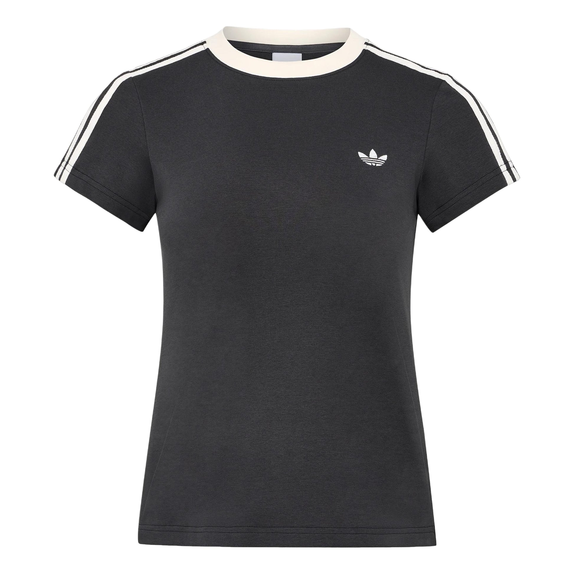 (WMNS) adidas Tailored Cali T-Shirt Asia Sizing 'Carbon' KT7789