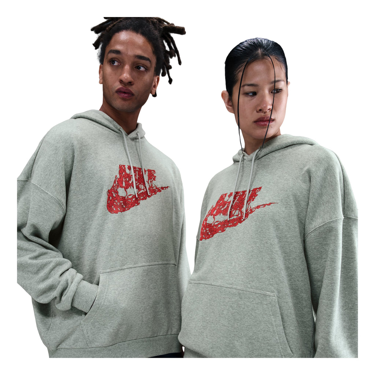 Nike x Stranger Things Vecna Hoodie 'Grey' IB5660-063