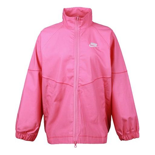 (WMNS) Nike Sportswear Jacket 'Purplepink White' CZ1425-684