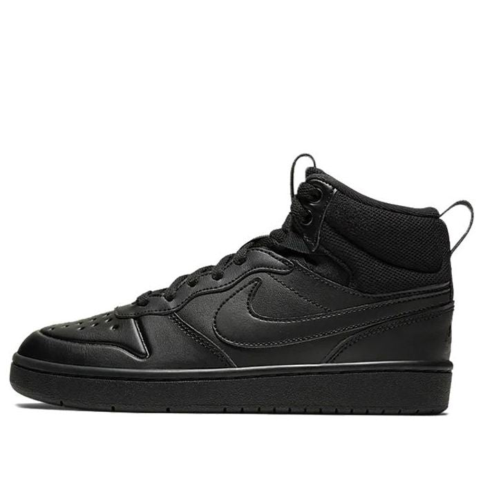 (GS) Nike Court Borough Mid 2 'Black' BQ5440-001