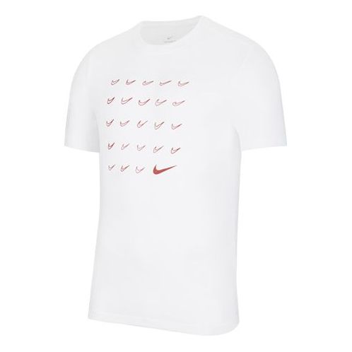 Nike Dri-FIT Swoosh Training Short Sleeve White CV3894-100