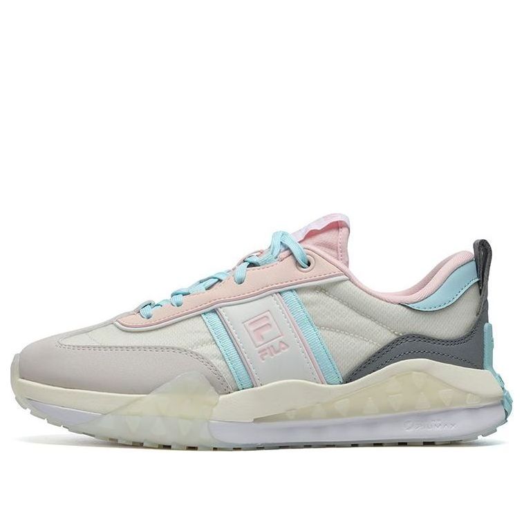 (WMNS) FILA Brick Sneakers 'Grey Blue Pink' F12W231125FSB
