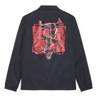 Mitchell & Ness x NBA Chicago Bulls Born And Bred Windbreaker Jacket 'Black' OJSFSH22102-CBUBLCK