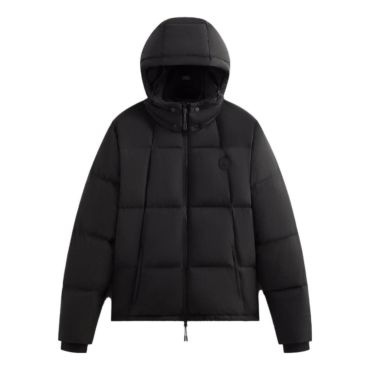 KITH Wrinkle Nylon Midi Puffer 'Black' KHM010393-001