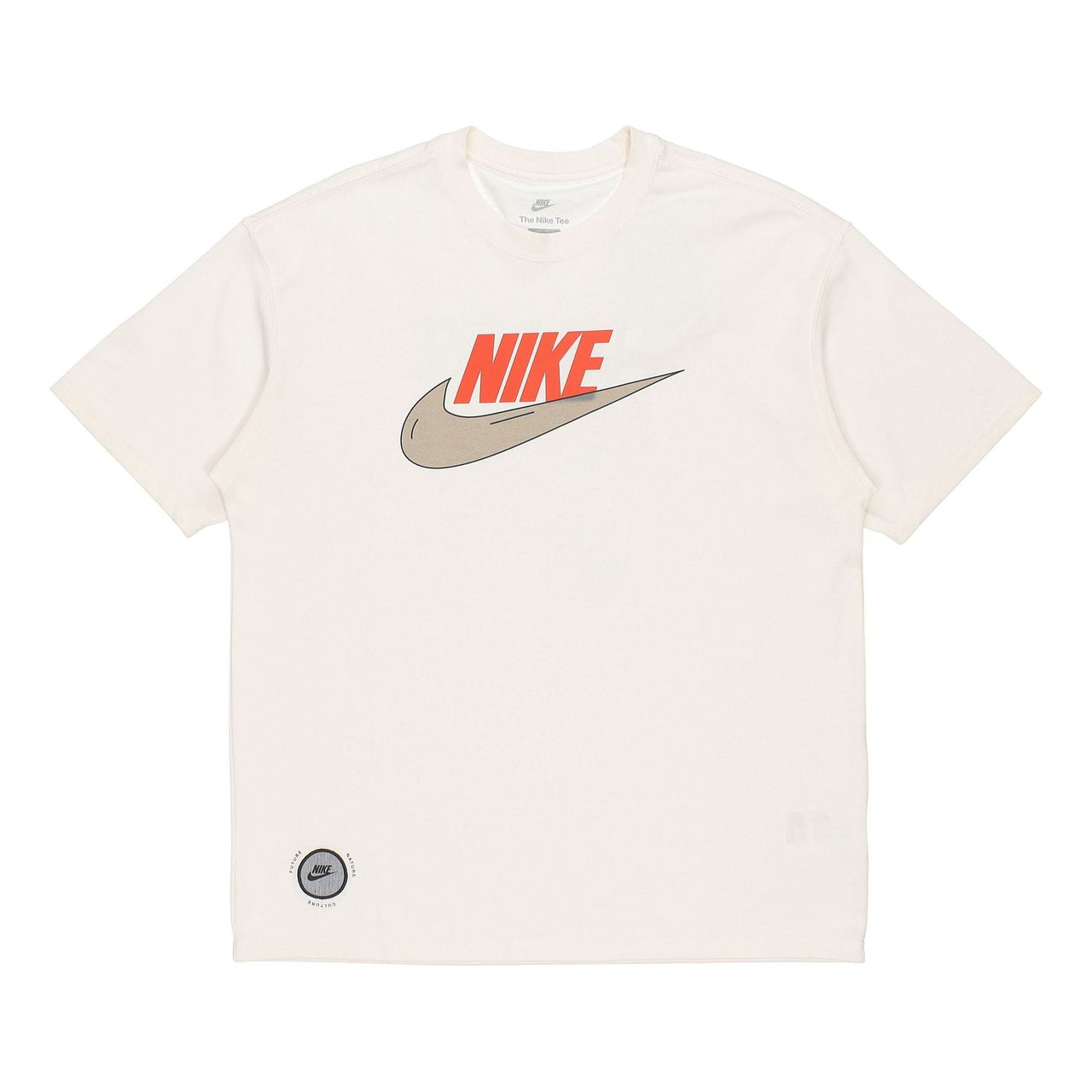 Nike Sportswear Tee M2z Purpose Leisure Sports Round CollarLetter Print Short Sleeve Men's Beige/White DJ1340-902