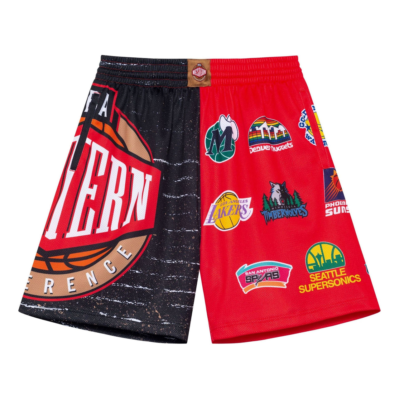 Mitchell & Ness x NBA Jumbotron 3.0 Shorts 'All Star West' PSHR4984-ASWYYPPPMTWH