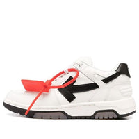 (WMNS) Off-White Out Of Office 'OOO' Leisure Shoes Black/White OWIA259R21LEA0010110