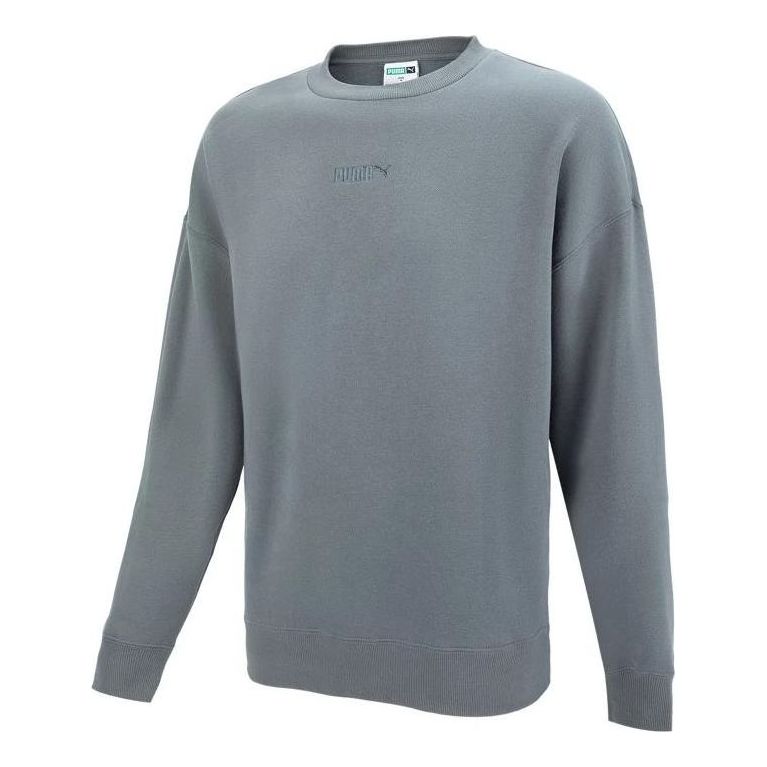 PUMA Small Logo Crew Neck Sweatshirt 'Grey' 534365-44