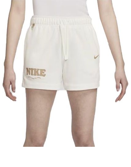 (WMNS) Nike Sportswear Club Fleece Shorts (Asia Sizing) 'Beige' HF6177-133