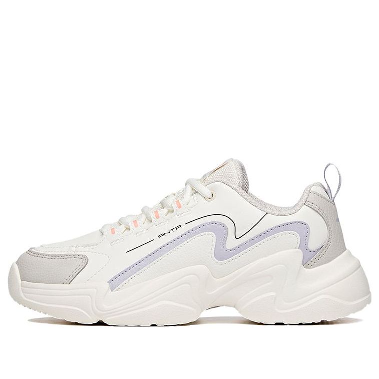 (WMNS) ANTA Life Series Sneakers 'White Purple' 122048881-1