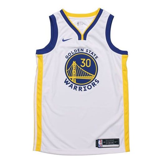 Nike Golden State Warriors Swingman Jersey Stephen Curry White CW3591-107