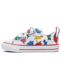 (TD) Converse Chuck Taylor All Star Low Hook and Loop 'Dinoverse Print' 763713C