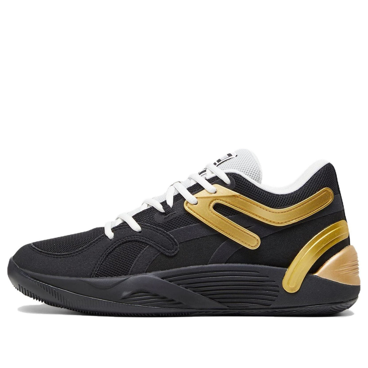PUMA TRC Blaze Court Basketball Shoes 'Black Gold' 376582-32