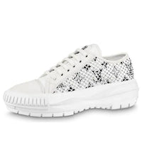 (WMNS) LOUIS VUITTON LV Squad Sneakers 'White with Crystal Monogram' 1A9RZ8