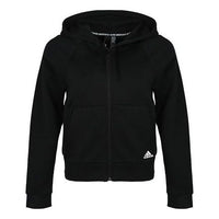 (WMNS) adidas Must Haves Hooded Jacket 'Black' DU6570