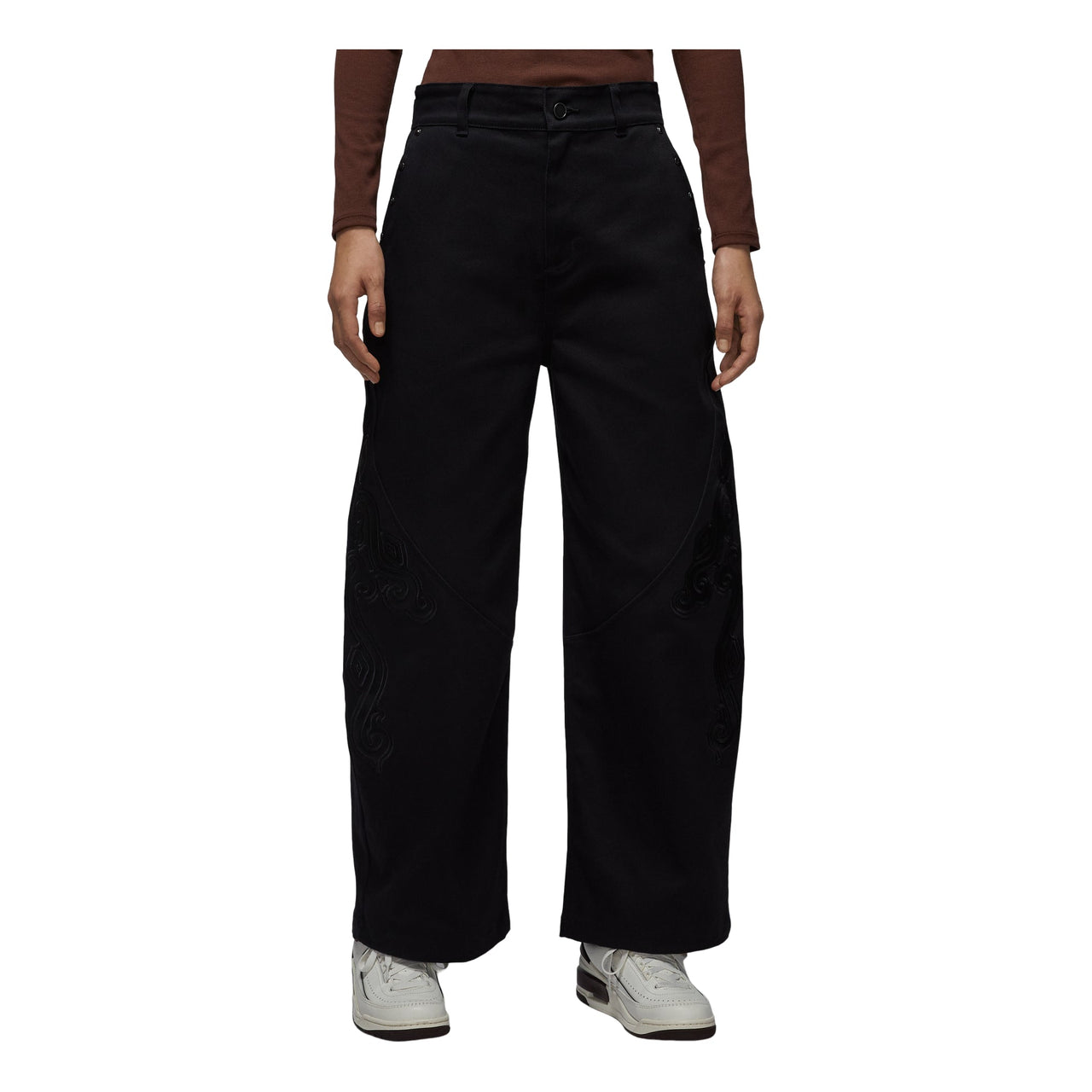 (WMNS) Air Jordan Flight New Year Series Trousers 'Black' IQ3962-010