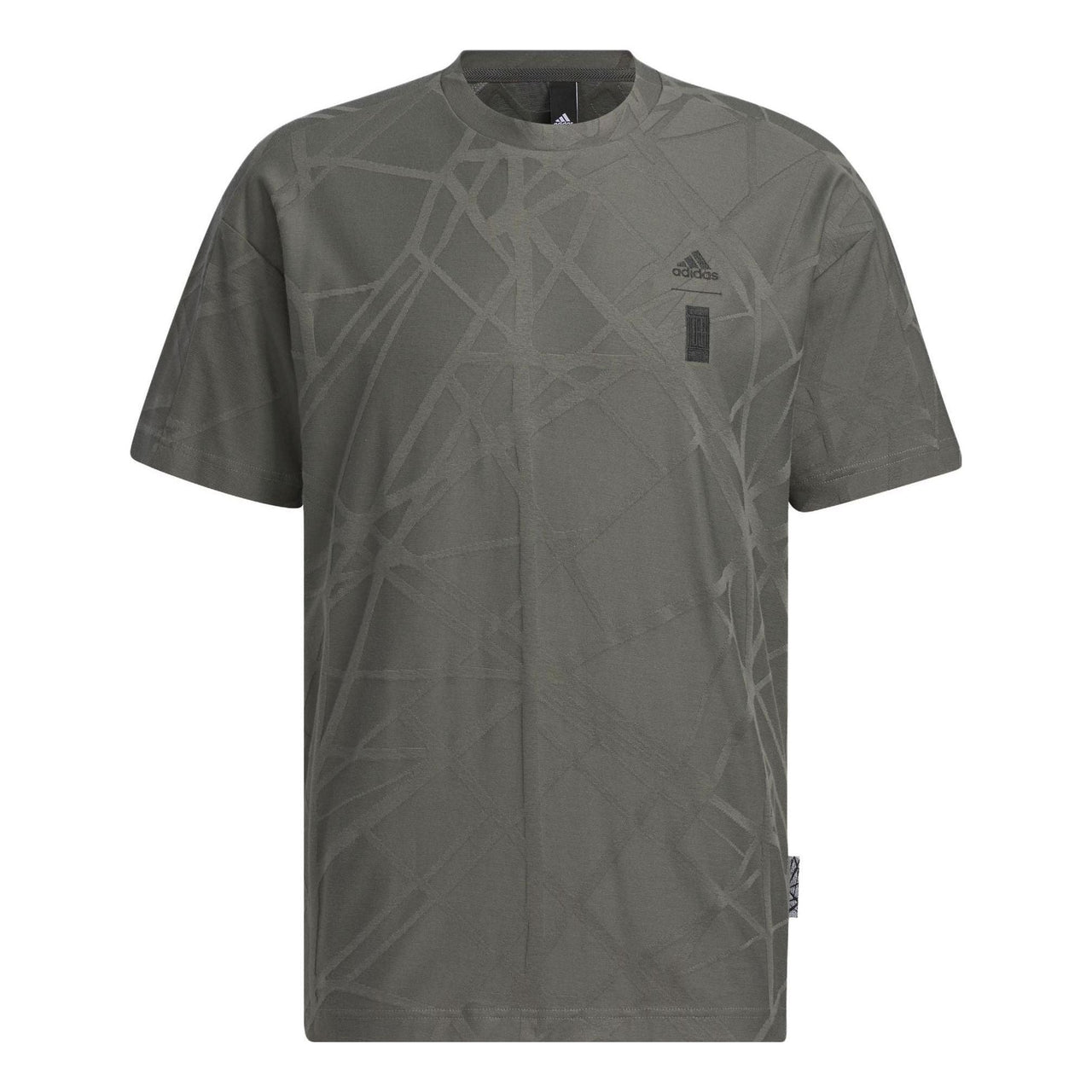 adidas Wuji Graphic T-Shirts 'Grey' IA8145