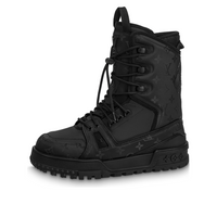 حذاء رياضي للثلج من LOUIS VUITTON LV Trainer Snow "أسود" 1AAS83