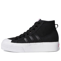 (WMNS) adidas Nizza Platform Mid 'Black' FY7579
