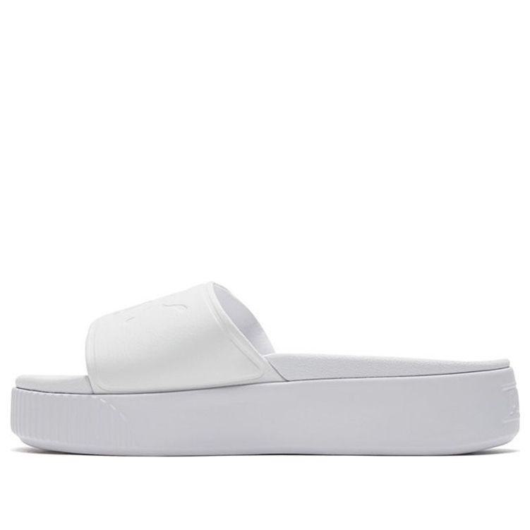 (WMNS) PUMA Platform Bold Slipper White 367064-02