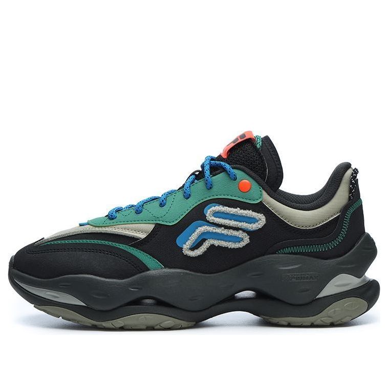 FILA FUSION Daddy Shoes 'Black Green' T12M311103FBF