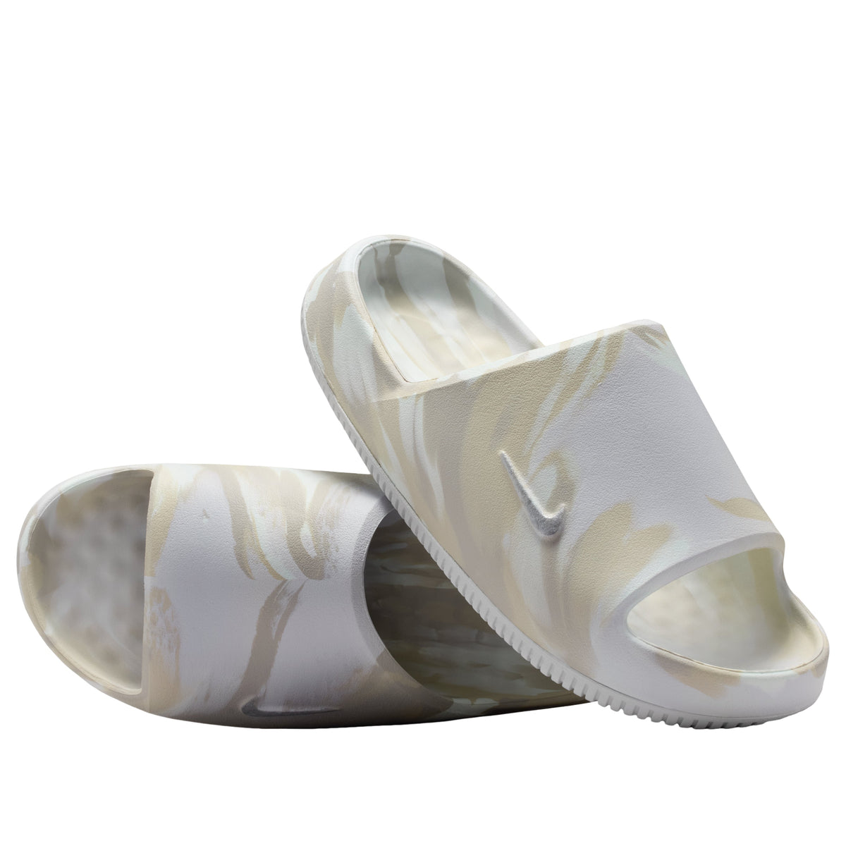 (WMNS) Nike Calm 2.0 Slides 'Marbled Off White Spruce Aura' II7271-100