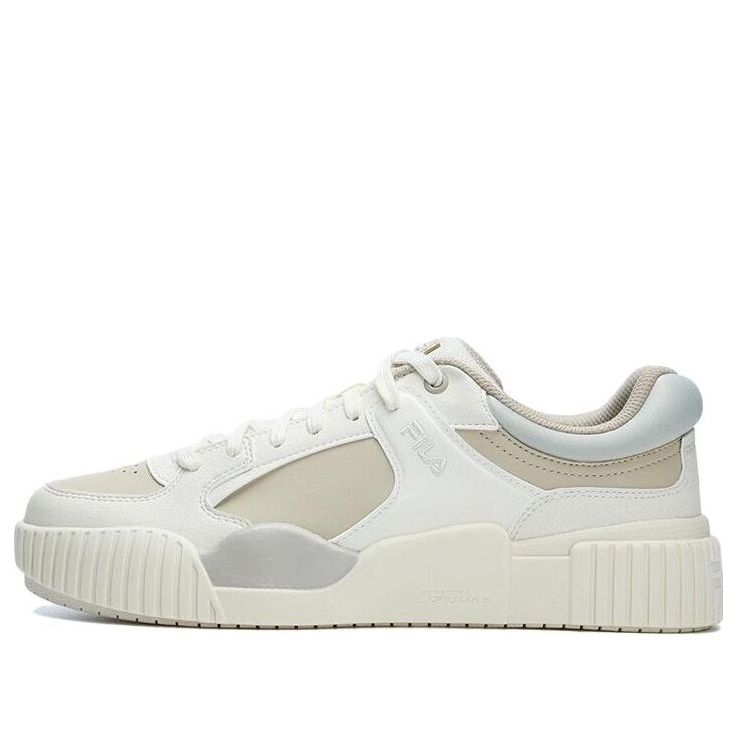 (WMNS) FILA Blocks Shoes 'White Beige Grey' F12M312209FOS