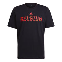 adidas FIFA World Cup 2022 Belgium T-shirt 'Black Red' HD6359