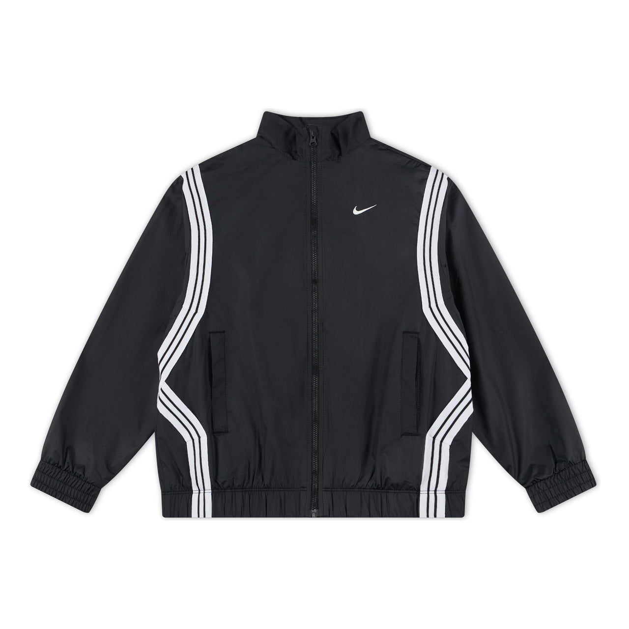 (GS) Nike Crossover Repel Basketball Jacket 'Black White' FZ5233-010