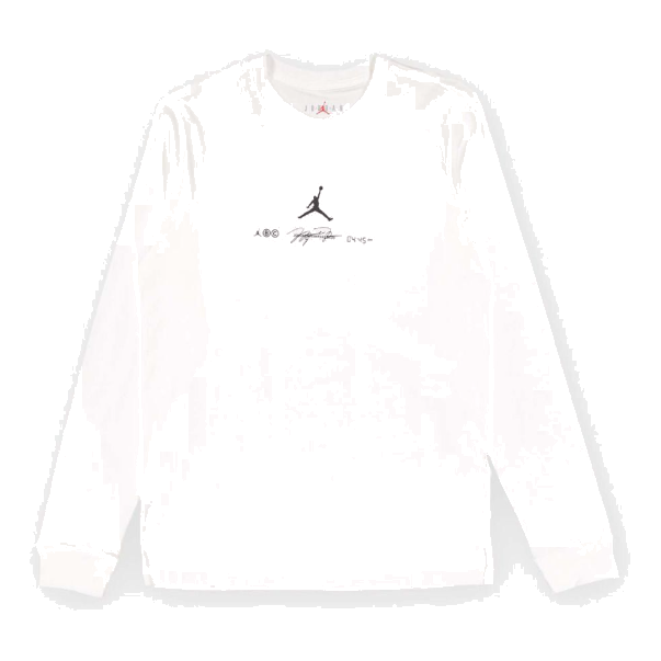 Air Jordan Long Sleeve Sport Graphic T-Shirt 'White Black' DV8446-100