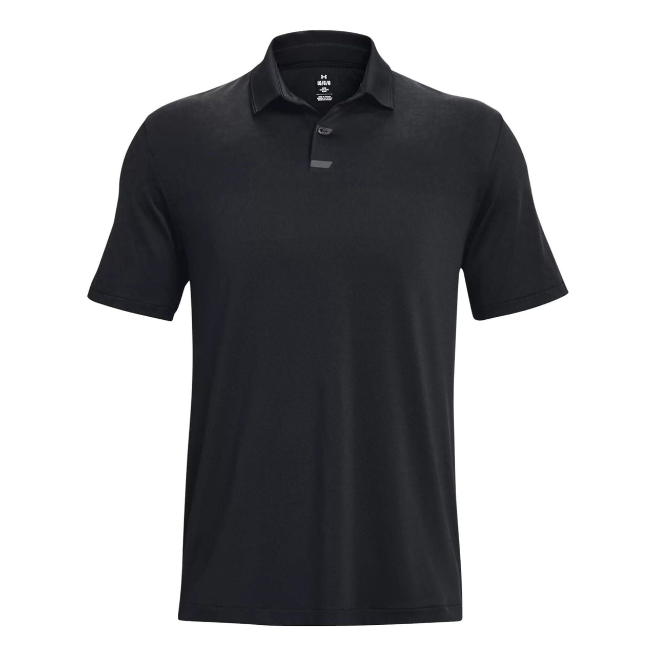 Under Armour Tour Tips Jacquard Polo Shirt 'Black' 1379737-001