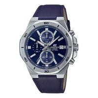 CASIO Digital 'Navy Silver' EFV-640L-2AV