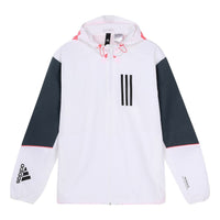 adidas W.N.D. Sports Stylish Hooded Jacket White GF3998