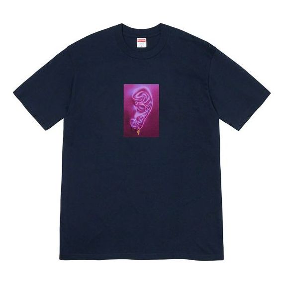 Supreme SS21 Week 1 Ear Tee T SUP-SS21-429-NAV