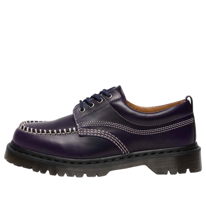 Dr. Martens Lowell Orleans Leather Moc Toe Shoe 'Midnight Blue' 41627400