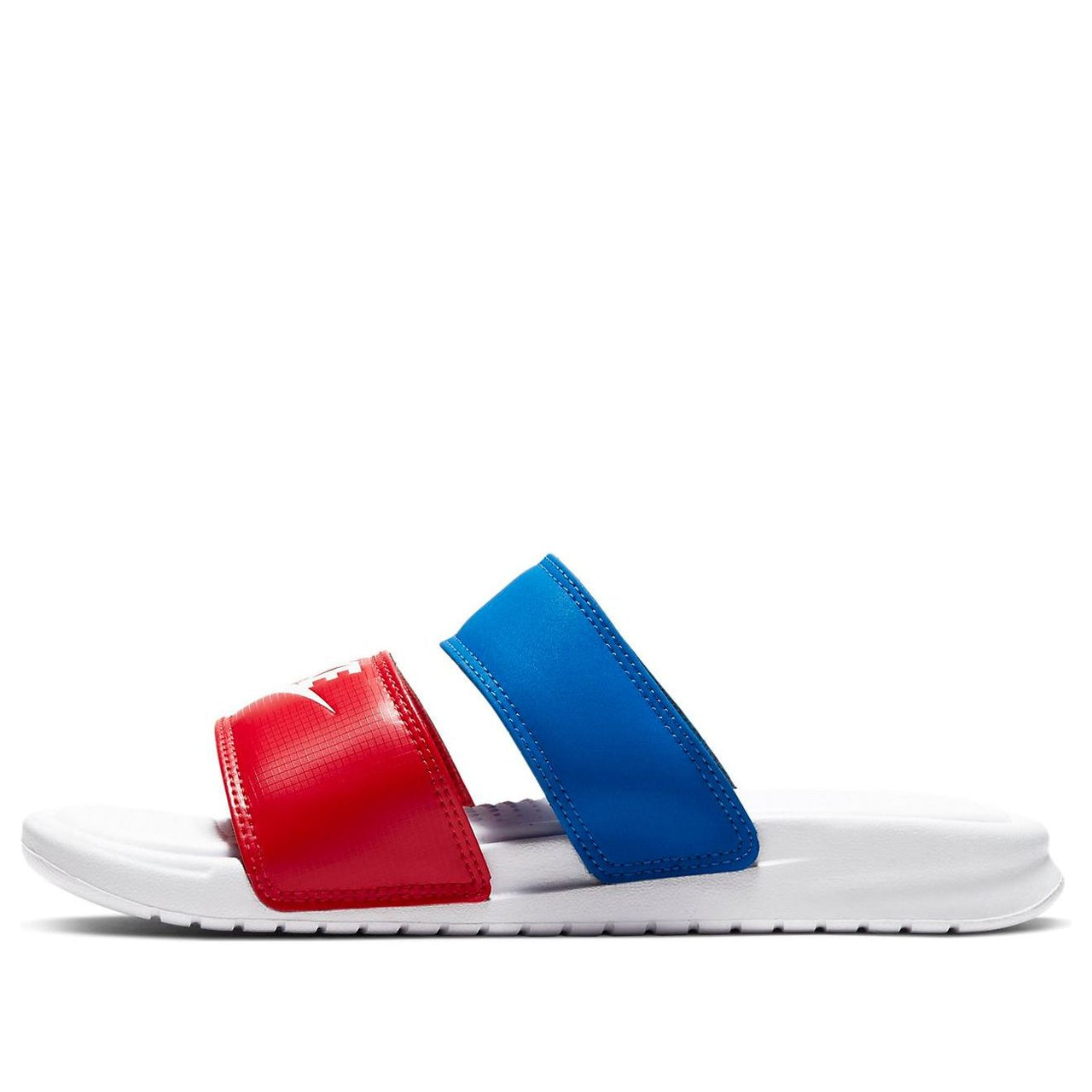 (WMNS) Nike Benassi Duo Ultra Slide 'University Red Game Royal' 819717-110