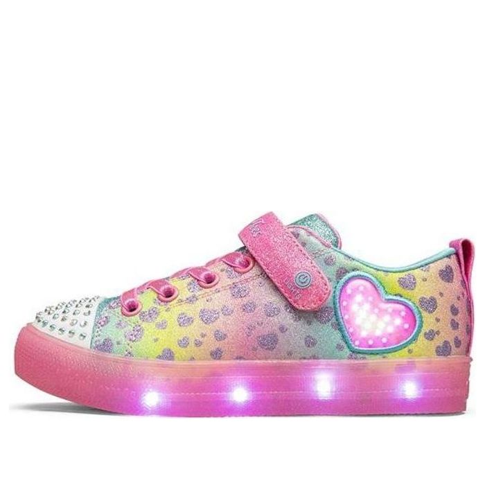 (GS) Skechers Shuffle Brights 'Pink Multi' 314255L-MLT